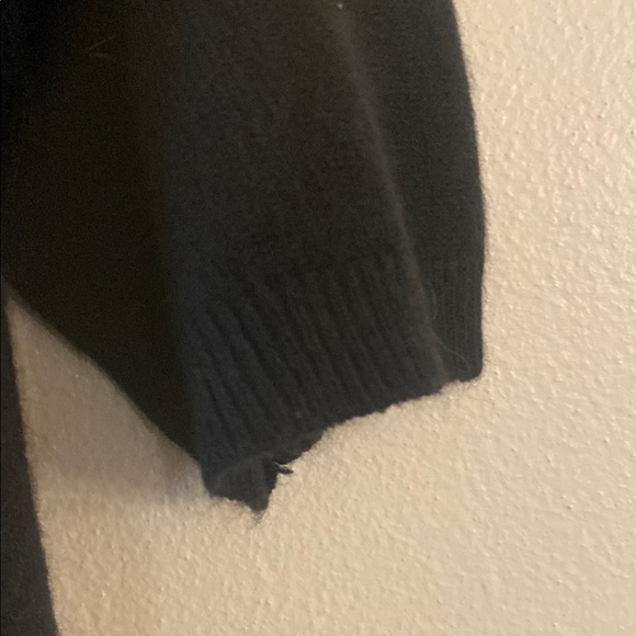 Apt 9 Black Short Sleeve dress with Lace Hem - Picture 5 of 9